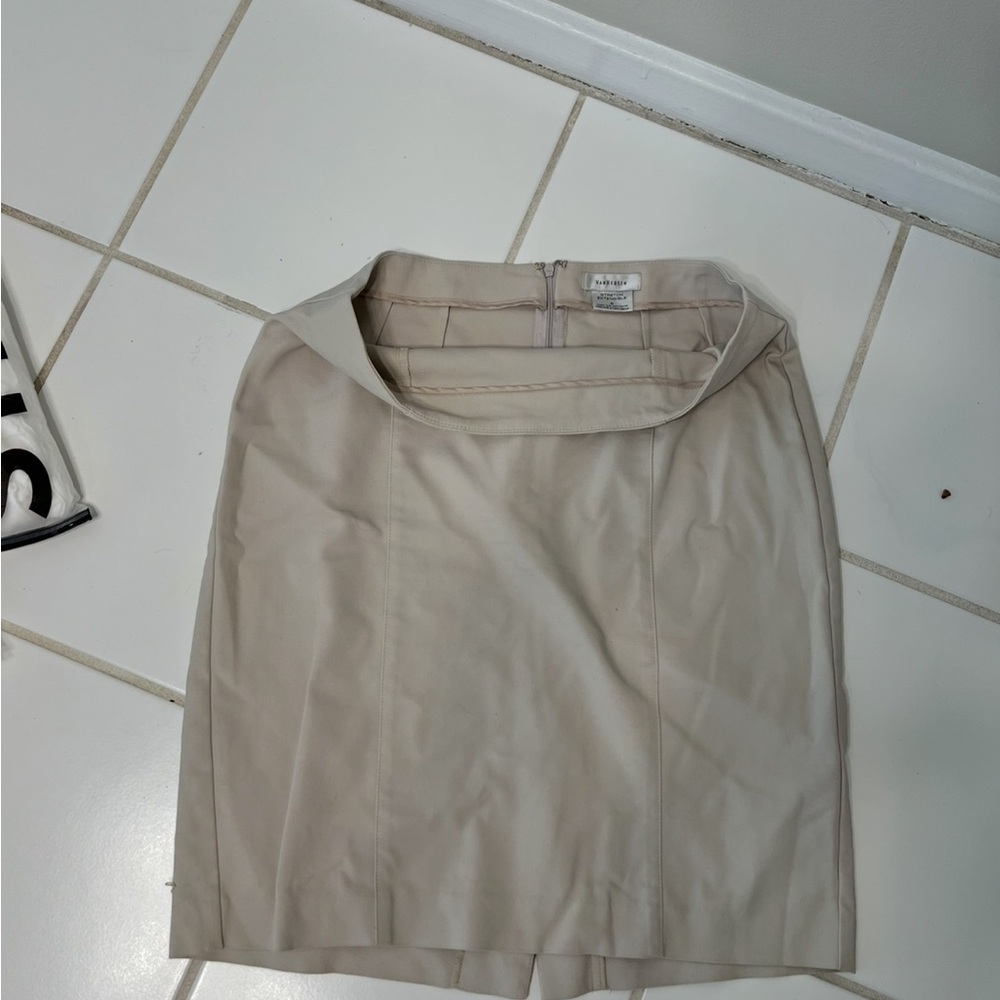 Van Heusen Classic Tan Pencil Skirt